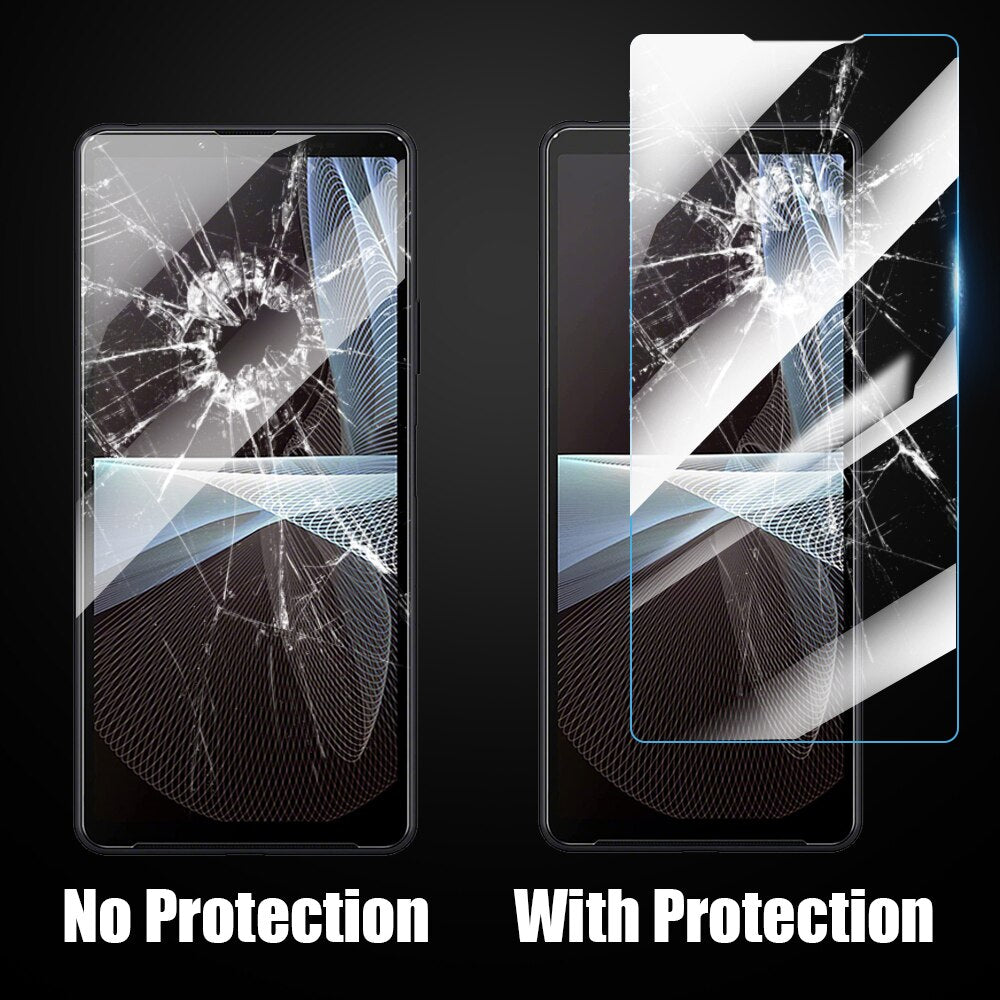 طبقة زجاجية واقية شفافة لهاتف Sony Xperia