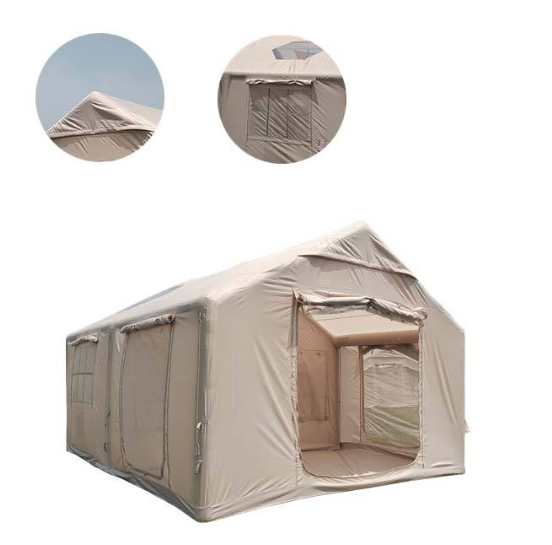 خيمة تخييم قابلة للنفخ قابلة للنفخ في الهواء الطلق  13.86 متر مربع