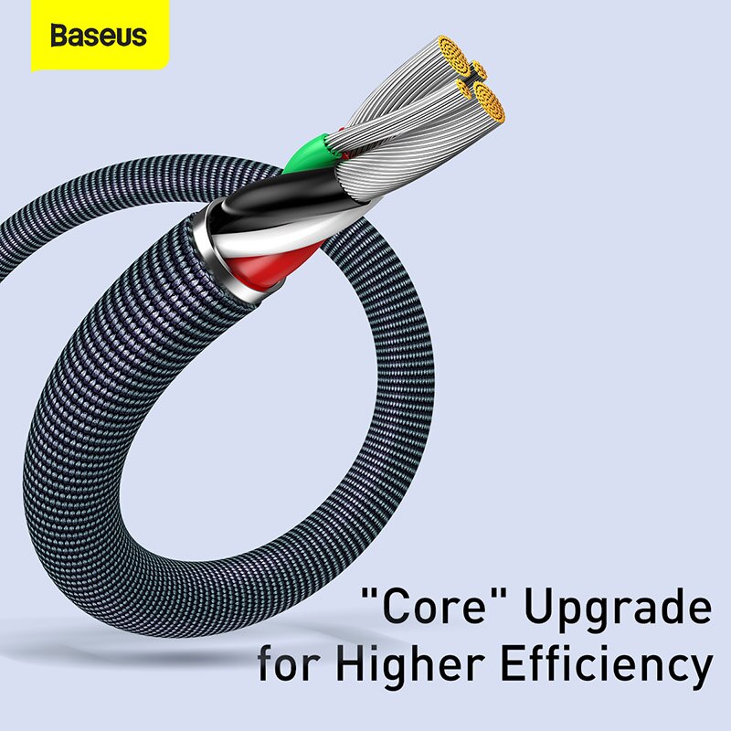 Baseus USB كابل آيفون 13 14 12 11 برو Xs ماكس X Xr 8 7 Plus 2.4A شحن سريع شاحن سلك الحبل لباد برو كابل البيانات 2 متر
