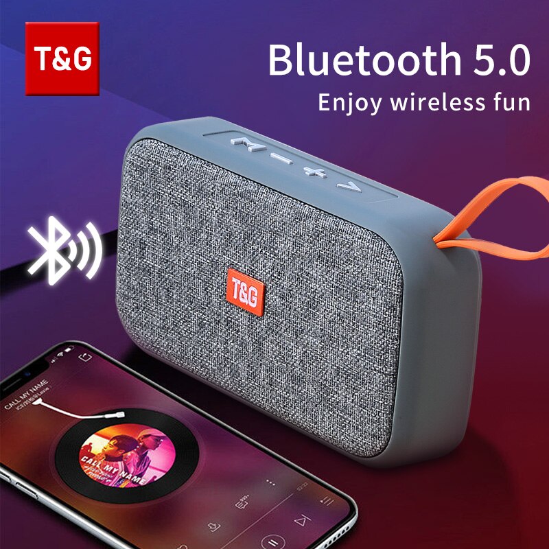 TG506 مكبر صوت بخاصية البلوتوث قابل للنقل لاسلكي صغير خارجي داخلي HIFI مكبر صوت يدعم بطاقة TF راديو FM Aux